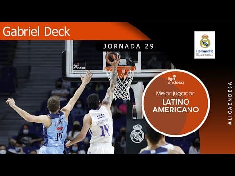 Gabriel Deck, Mejor Jugador Latinoamericano de la Jornada 29