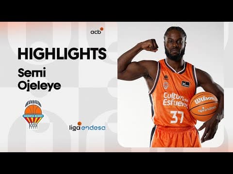 Semi Ojeleye, el faro del Valencia Basket