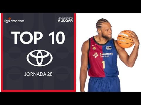 Top10 Justin Anderson sobrevuela el Palau en el Top10 Toyota