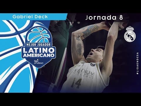 Gabriel Deck, Mejor jugador Latinoamericano de la Jornada 8