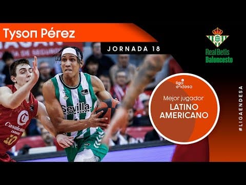 Tyson Pérez, Mejor Jugador Latinoamericano de la Jornada 18