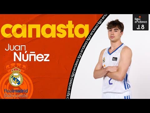 La primera canasta de Juan Núñez en la Liga Endesa