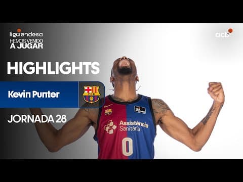 Kevin Punter activa el modo 'killer' en la victoria blaugrana