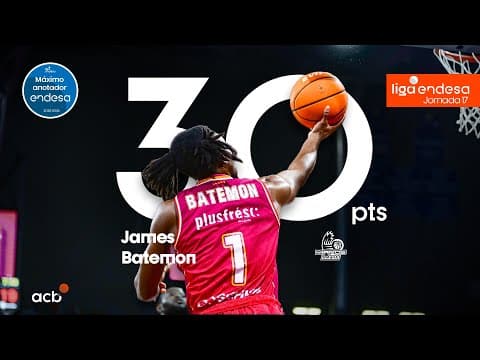 James Batemon, Máximo Anotador Endesa de la Jornada 17