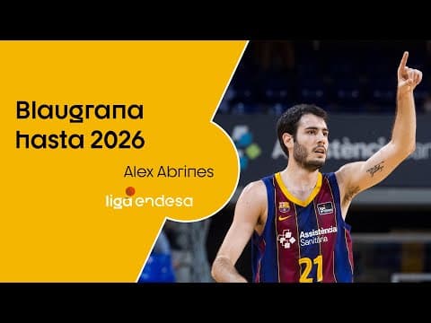 Álex Abrines renueva con el Barça hasta 2026