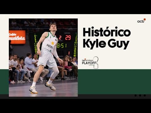Kyle Guy hace historia con el Joventut en Playoff