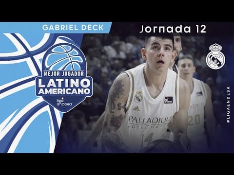 Gabriel Deck, Mejor Jugador Latinoamericano de la Jornada 12