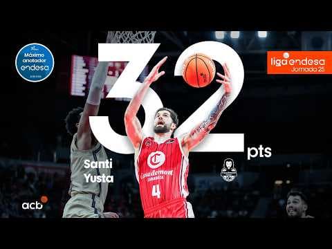 Santi Yusta, Máximo Anotador Endesa de la Jornada 25