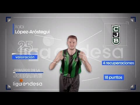 López-Aróstegui, Jugador de la Jornada 11
