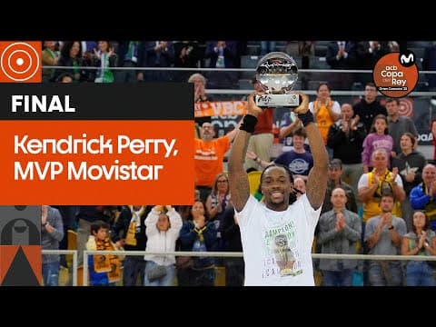 Kendrick Perry, MVP Movistar de la Copa