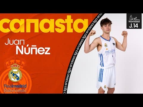 Juan Núñez: bomba para cerrar la primera mitad