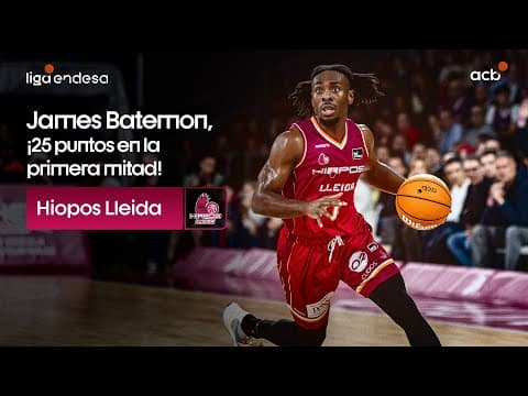 James Batemon lo mete todo en la primera mitad: ¡25 puntos!