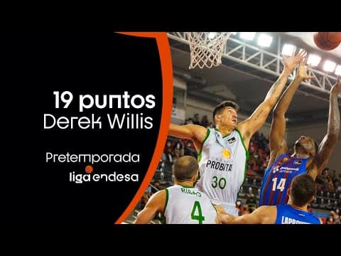 Derek Willis, tirando de la Joventut de Badalona