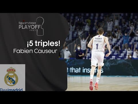 Los 5 triples de Fabien Causeur