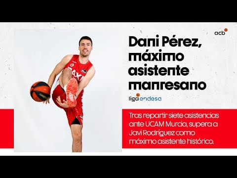 Dani Pérez, líder histórico en asistencias de BAXI Manresa