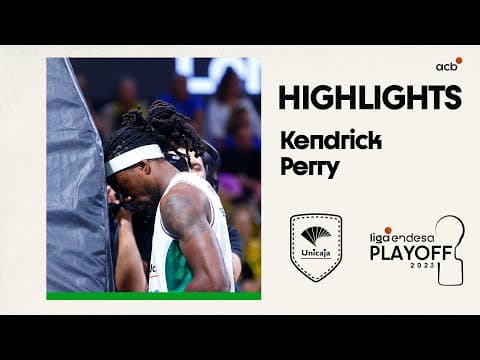 La dinamita de Kendrick Perry pone el 0-1 en la eliminatoria
