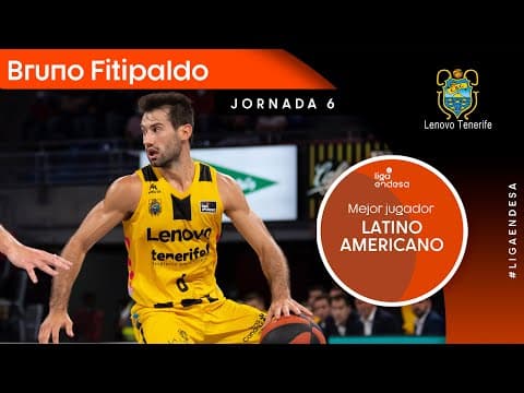 Bruno Fitipaldo, Mejor Jugador Latinoamericano de la Jornada 6