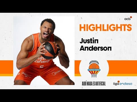 La energía de Justin Anderson arrastra al triunfo a Valencia Basket