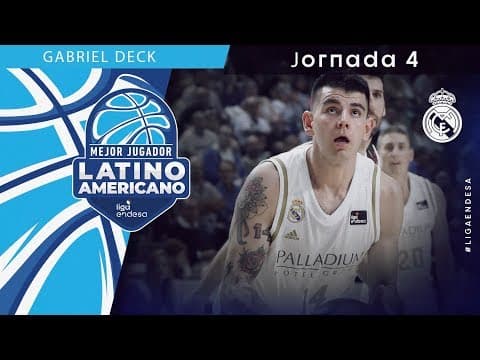 Gabriel Deck, Mejor jugador Latinoamericano Jornada 4