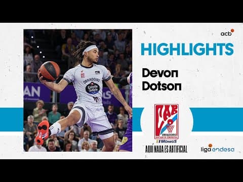 Dotson, determinante en el triunfo de Monbus Obradoiro