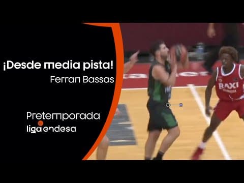 Ferran Bassas, ¡desde media pista!