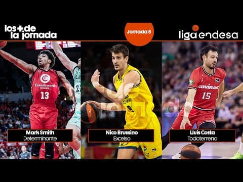 Los Más de la Jornada 8 de la Liga Endesa 2023-24