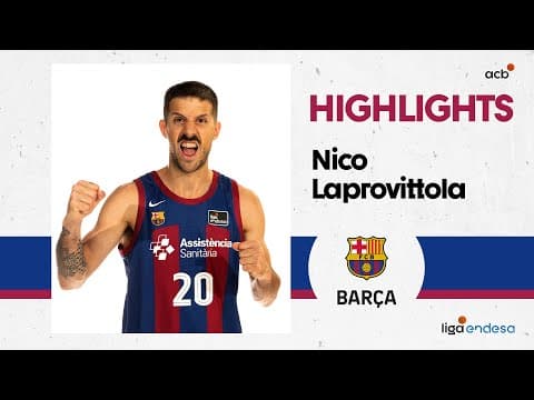 Nico Laprovittola lidera la victoria del Barça