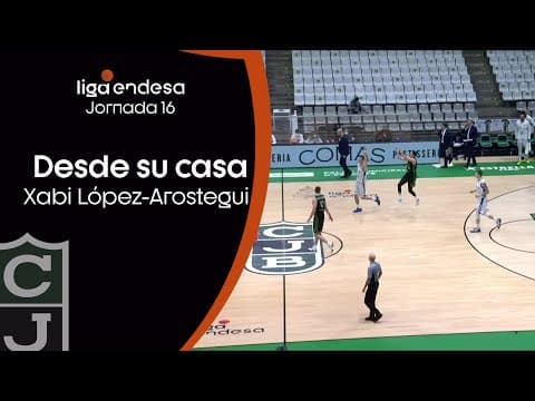 López-Aróstegui... ¡desde su casa!