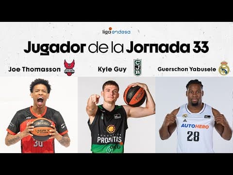 Thomasson, Guy y Yabusele, Jugadores de la Jornada 33