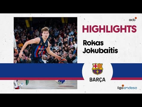 Rokas Jokubaitis y su primer doble-doble en competición