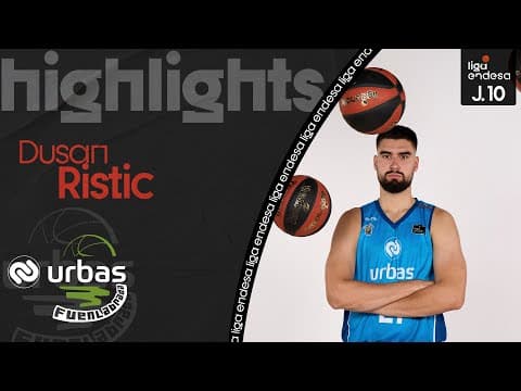 Dusan Ristic: 4/4 en triples para remontar al descanso