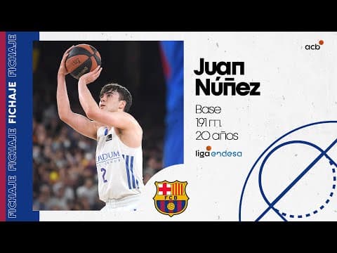 Juan Núñez... ¡del blanco al blaugrana!