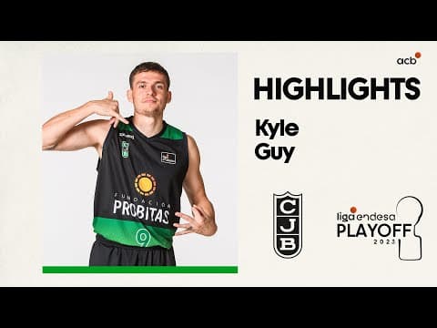 Kyle Guy, modo fuego desde el triple en la primera mitad