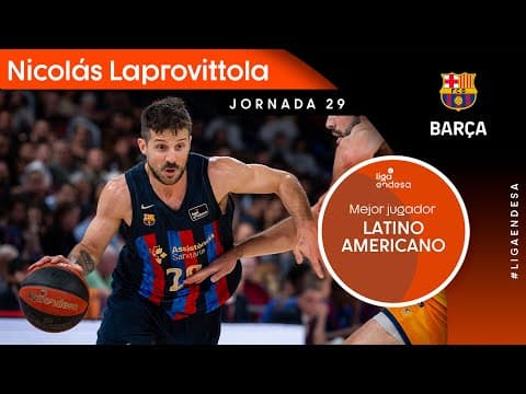 Nico Laprovittola, Mejor Jugador Latinoamericano de la Jornada 29