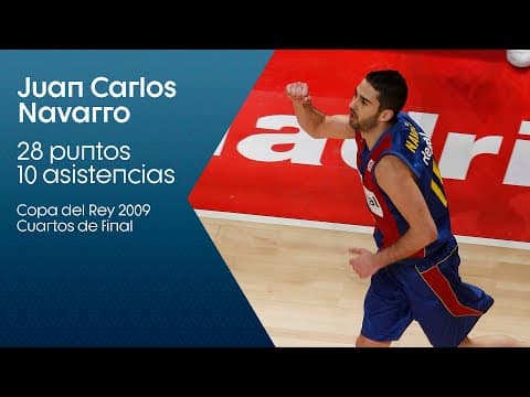 JC Navarro: 28 puntos, 6 triples y 10 asistencias en cuartos de final de la #CopaACB 2009