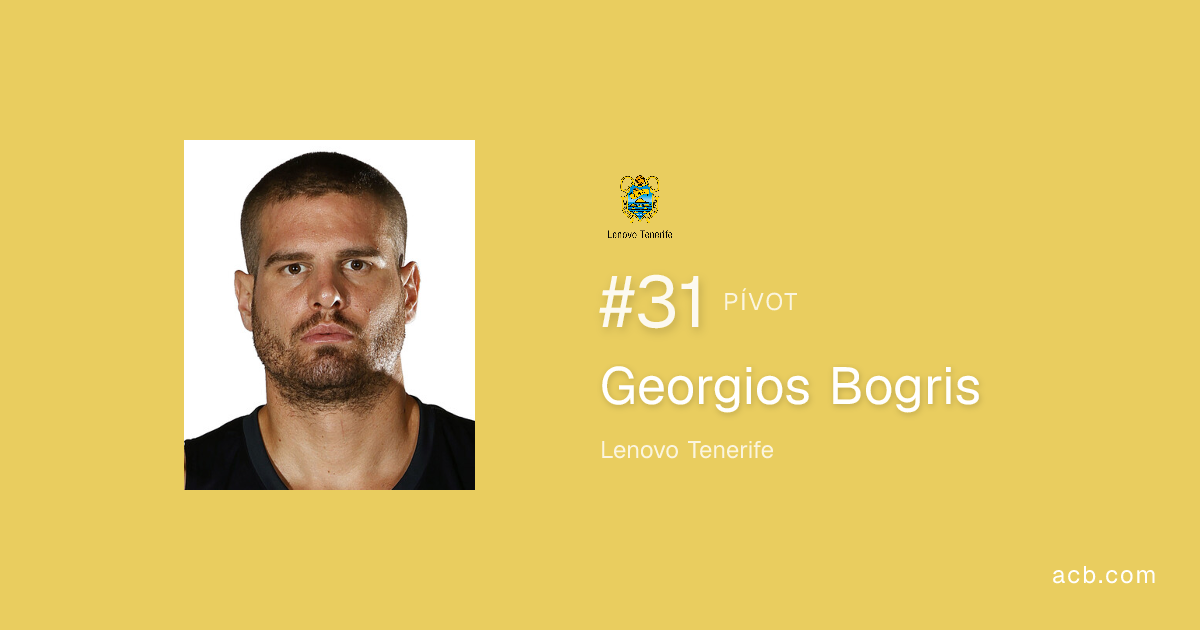 Georgios Bogris | Jugador acb | acb.com