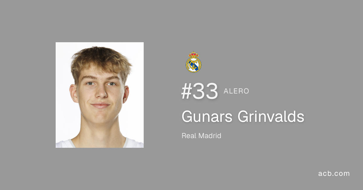 Gunars Grinvalds | Jugador acb | acb.com