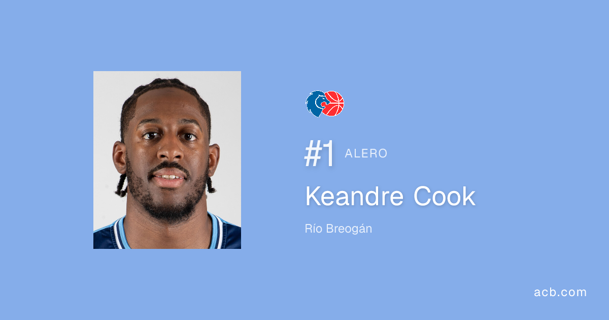 Keandre Cook | Jugador acb | acb.com