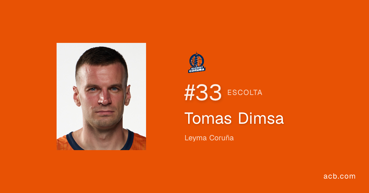 Tomas Dimsa | Jugador acb | acb.com