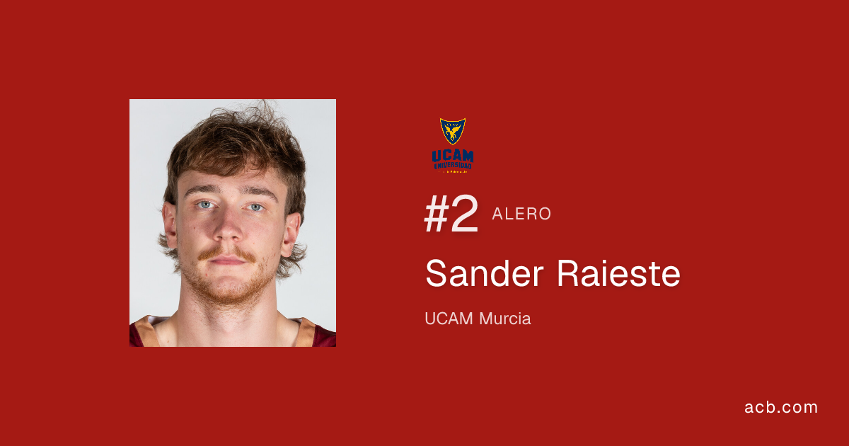 Sander Raieste | Jugador acb | acb.com